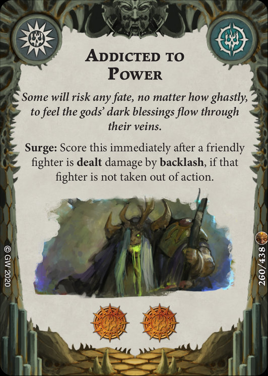 Addicted to Power card image - hover