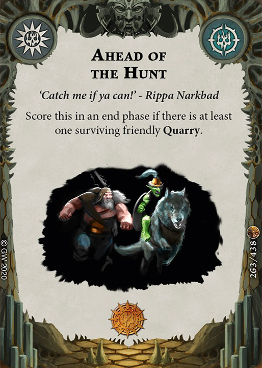 Ahead of the Hunt card image