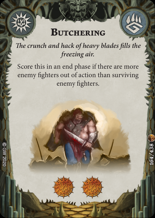 Butchering card image - hover