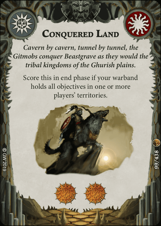 Conquered Land card image - hover