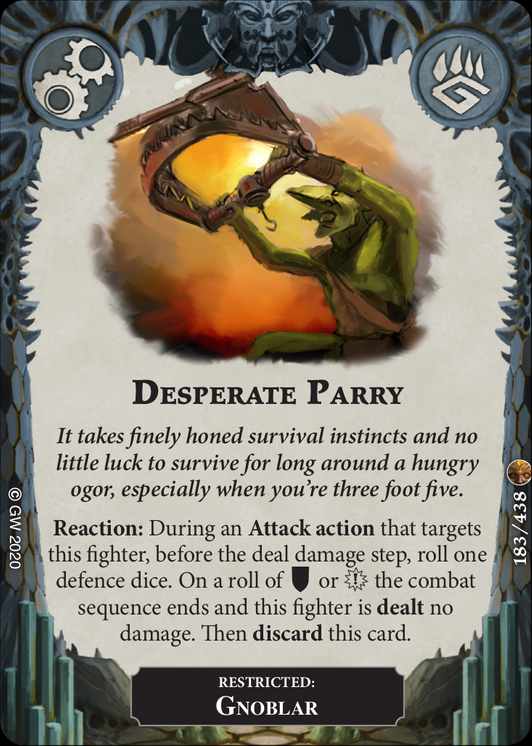 Desperate Parry card image - hover