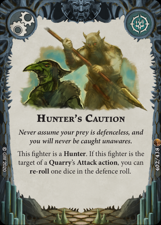 Hunter’s Caution card image - hover