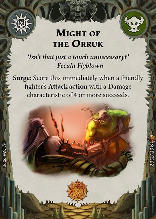 Might of the Orruk card image - hover