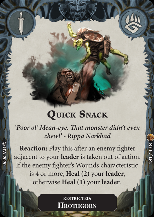 Quick Snack card image - hover