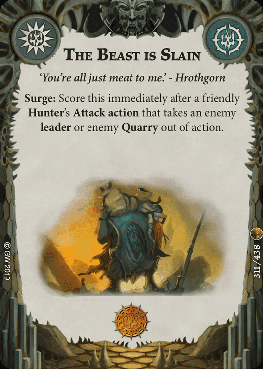 The Beast is Slain card image - hover