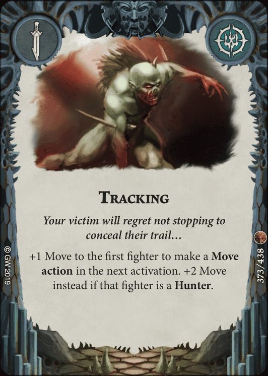 Tracking card image - hover