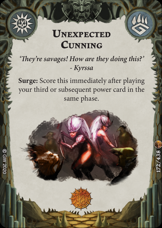 Unexpected Cunning card image - hover