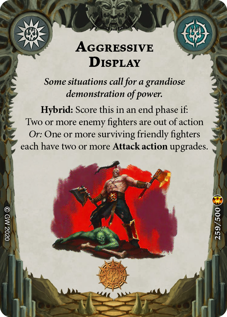 Aggressive Display card image - hover