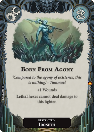 Born From Agony card image - hover