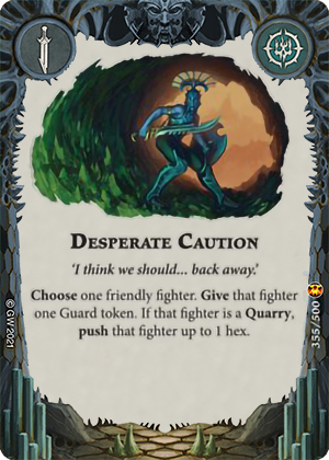 Desperate Caution card image - hover