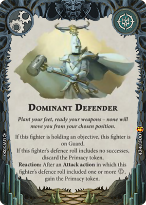 Dominant Defender card image - hover