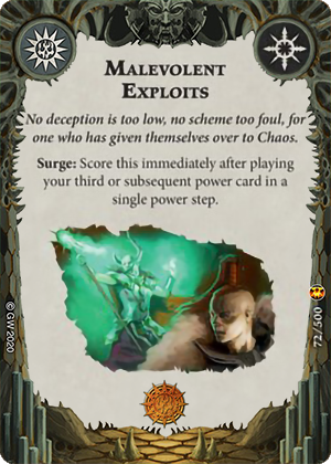 Malevolent Exploits card image - hover