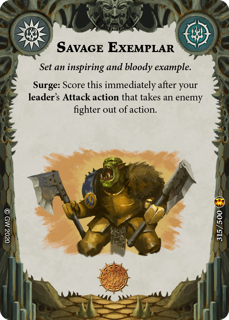 Savage Exemplar card image - hover
