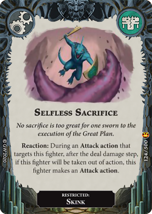 Selfless Sacrifice card image - hover
