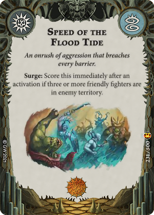 Speed of the Flood Tide card image