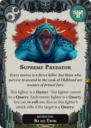 Supreme Predator card image - hover