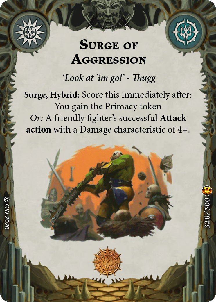 Surge of Aggression card image - hover