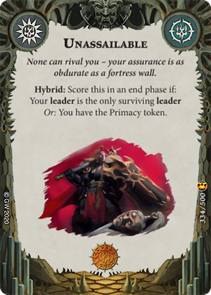 Unassailable card image - hover