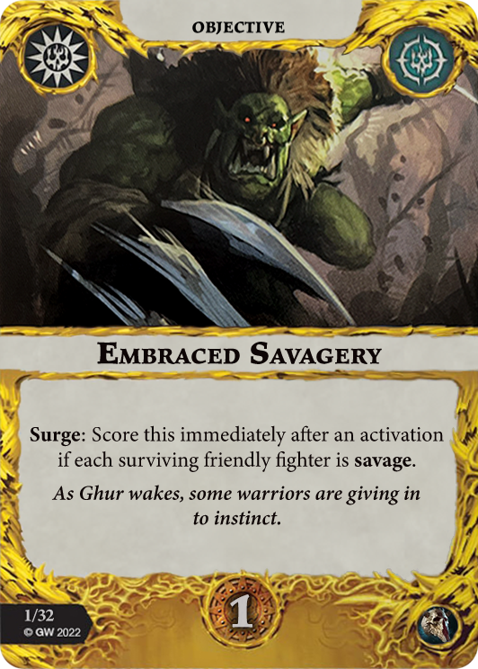 Embraced Savagery card image - hover