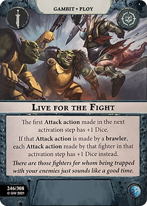 Live for the Fight card image - hover