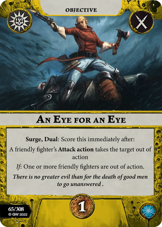 An Eye for an Eye card image - hover