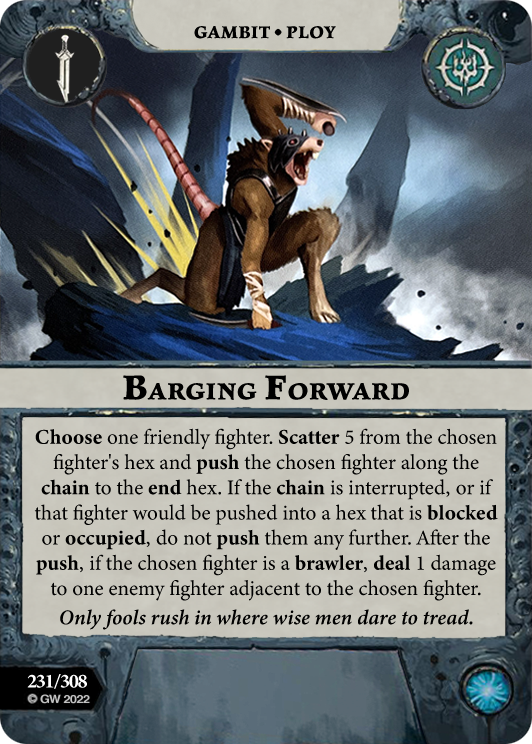 Barging Forward card image - hover
