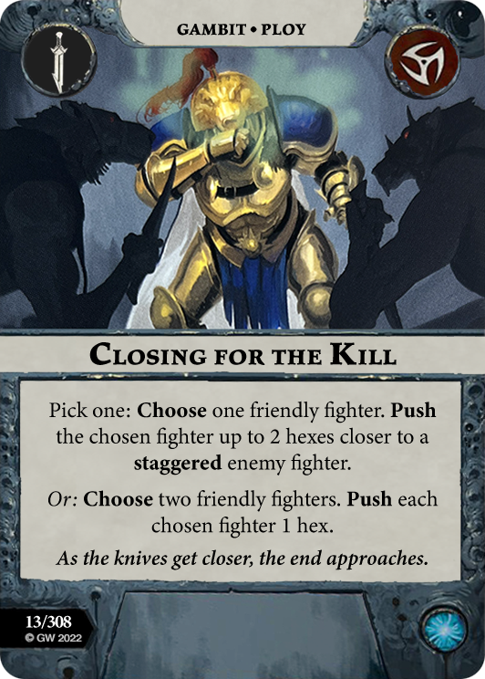 Closing for the Kill card image - hover