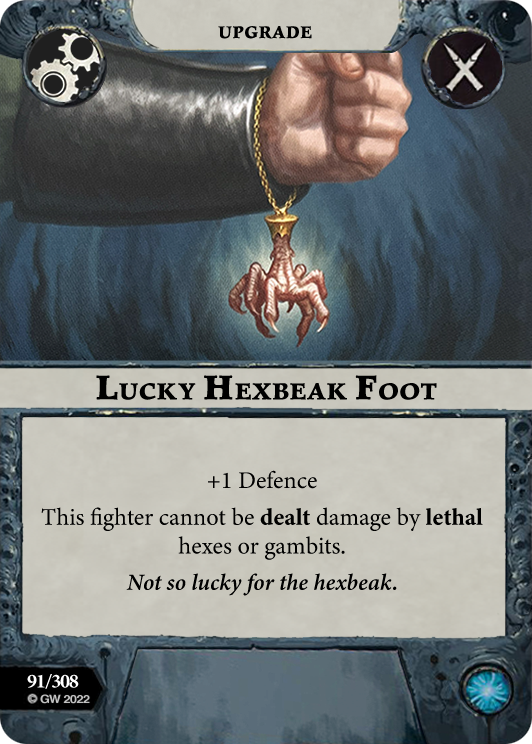 Lucky Hexbeak Foot card image - hover
