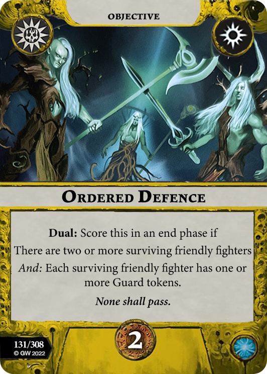 Ordered Defence card image - hover