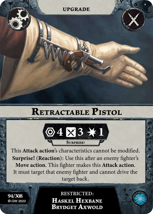 Retractable Pistol card image - hover