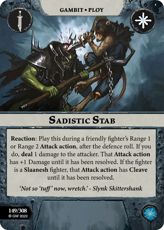 Sadistic Stab card image - hover