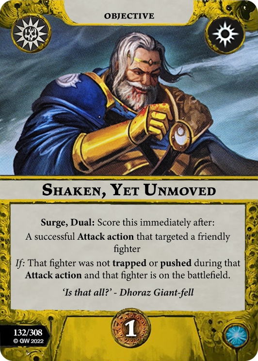 Shaken, Yet Unmoved card image - hover