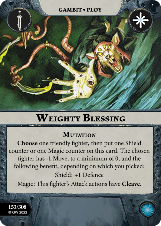 Weighty Blessing card image - hover