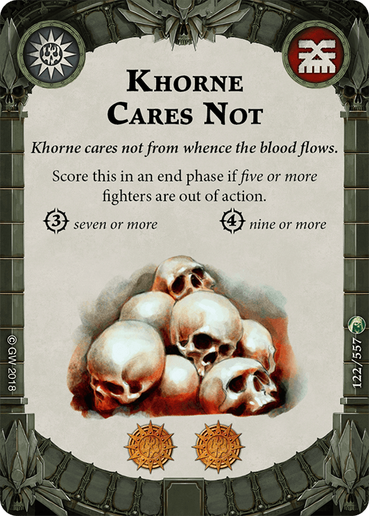Khorne Cares Not card image - hover