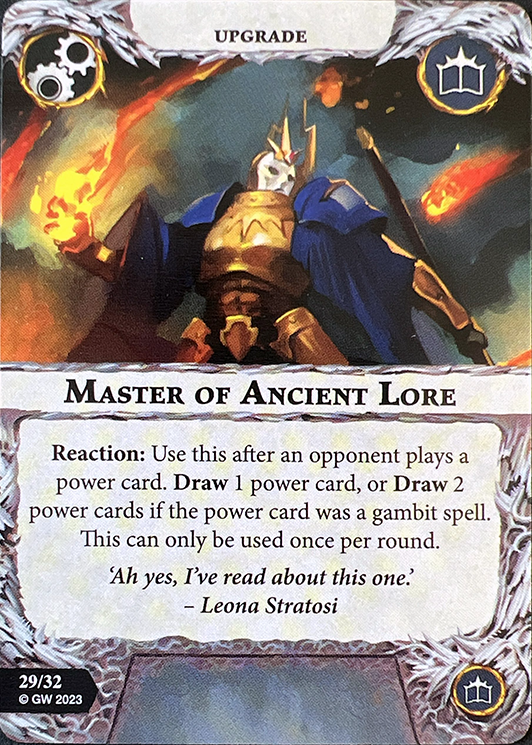 Master of Ancient Lore card image - hover
